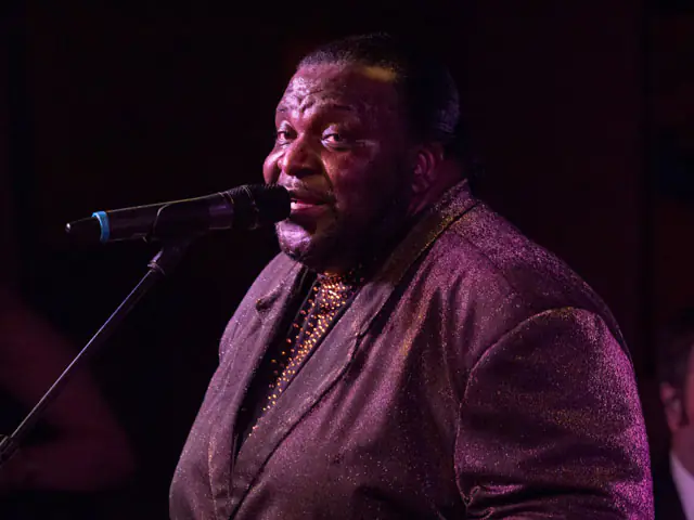 William Hicks as Barry White rewind spain 2